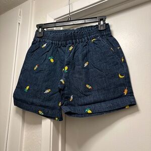 NWT Hanna Andersson embroidered shorts - size 14-16